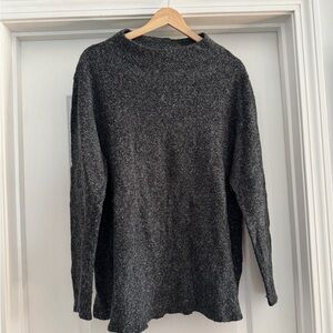 Old Navy Charcoal Gray Mock Neck Sweater